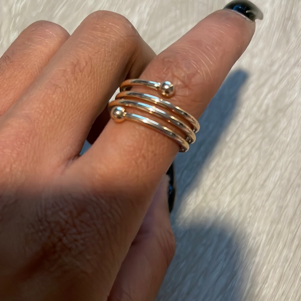 Gold cuff ring #22